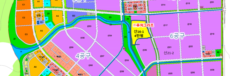 약 4만평) 규모의 투자 예정부지 6공구 산16-1(출처=새만금청)