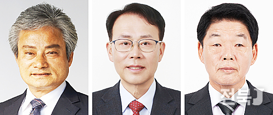 사진 왼쪽부터 김찬호(64) 전 전주원예농협 이사, 이진수(62) 현 북전주농협 감사, 임종경(62) 현 전주원예농협 이사