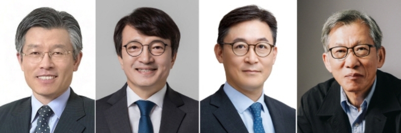 대통령실은 20일 이재명 대통령이 인사혁신처 처장에 최동석 인사조직연구소 소장, 새만금개발청장에 김의겸 전 더불어민주당 의원, 금융위원회 부위원장에 권대영 금융위원회 사무처장, 국립중앙박물관 관장에 유홍준 명지대 미술사학과 석좌교수를 임명했다고 밝혔다. 왼쪽부터 최동석, 김의겸, 권대영, 유홍준.(출처=대통령실)